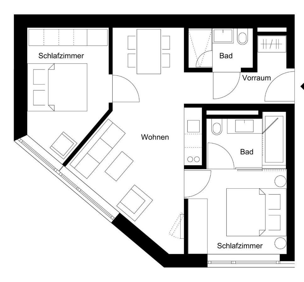 Warthsap Apartmenthaus Warth  Ngoại thất bức ảnh